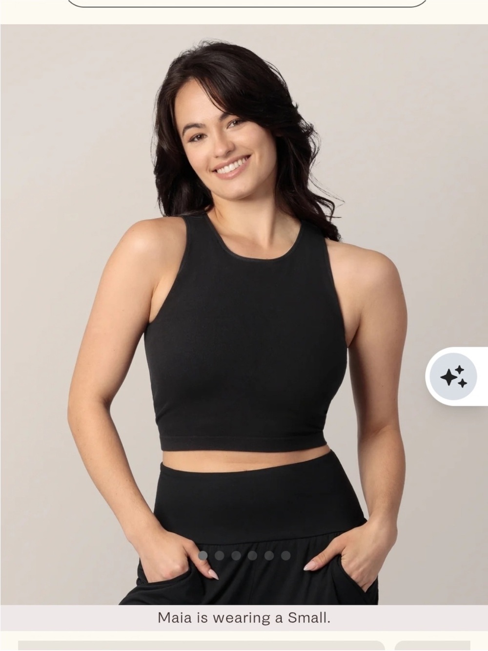 Kindred Bravely Sublime Bamboo Maternity & Nursing Longline Bra Top sz MED